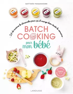 Couverture du produit · Batch cooking pour mon bébé