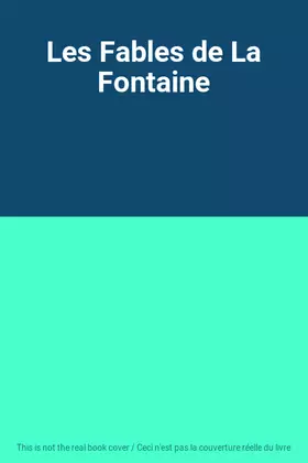 Couverture du produit · Les Fables de La Fontaine