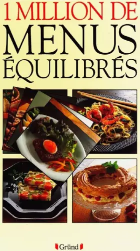 Couverture du produit · 1 million de menus équilibrés