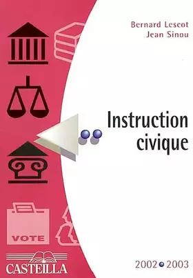 Couverture du produit · Instruction civique