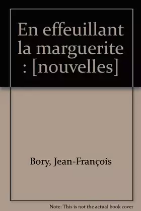 Couverture du produit · En effeuillant la marguerite