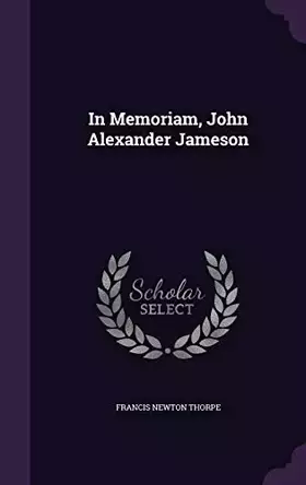 Couverture du produit · In Memoriam, John Alexander Jameson