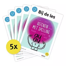 Couverture du produit · Pakket Bij de les Leer en oefen spelling (5 ex)