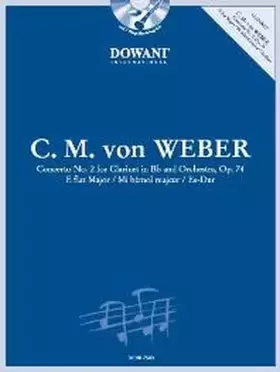 Couverture du produit · C.M. Von Weber: Concerto No. 2 for Clarinet and Orchestra, Op. 74 E Flat Major / Mi Bemol Majeur / Es-Dur [With CD] (CLARINETTE