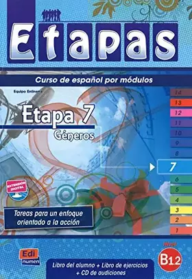 Couverture du produit · Etapa 7. Géneros -Libro del alumno