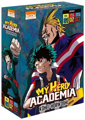 Couverture du produit · Coffret My Hero Academia vol. 1 à 3