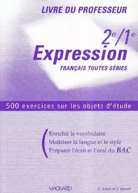 Couverture du produit · Français 2e/1e Expression.: Livre du professeur
