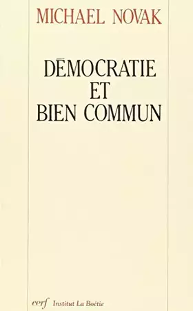 Couverture du produit · Démocratie et bien commun