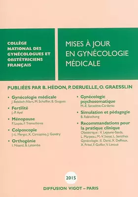 Couverture du produit · Mises à jour en gynécologie médicale (0000)