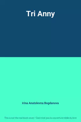 Couverture du produit · Tri Anny