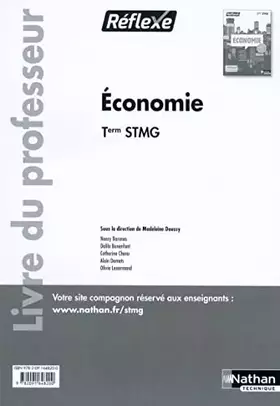 Couverture du produit · Economie Term STMG (Pochette Réflexe) Professeur - 2017