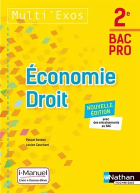 Couverture du produit · Economie-Droit 2e Bac Pro Tertiaires