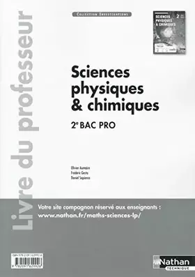 Couverture du produit · Sciences physiques et chimiques 2e Bac Pro Industriels