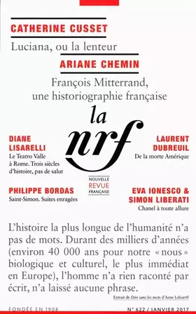 Couverture du produit · La Nouvelle Revue Française
