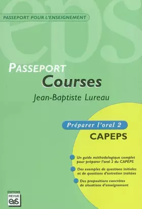 Couverture du produit · Passeport courses : Préparer l'oral 2 CAPEPS