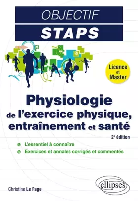 Couverture du produit · Physiologie de l’exercice physique, entraînement et santé - 2e édition