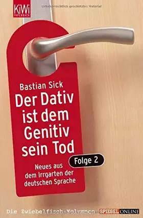 Couverture du produit · Der Dativ ist dem Genitiv sein Tod