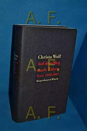Couverture du produit · Auf dem Weg nach Tabou: Texte 1990-1994