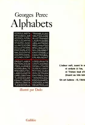 Couverture du produit · Alphabets