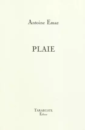 Couverture du produit · Plaie