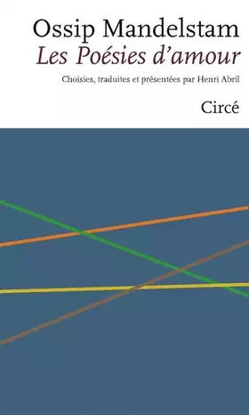 Couverture du produit · Les poésies d'amour