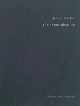 Couverture du produit · Résidence absolue