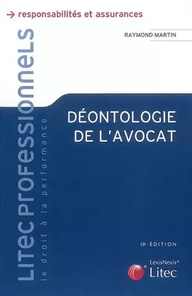 Couverture du produit · Déontologie de l'avocat
