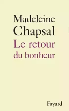 Couverture du produit · Le retour du bonheur