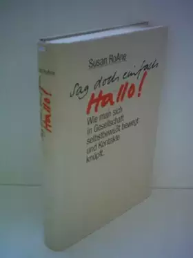 Couverture du produit · Sag doch einfach hallo!. Wie man sich in Gesellschaft selbstbewusst bewegt und Kontakte knüpft