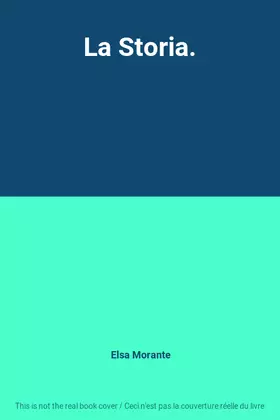 Couverture du produit · La Storia.