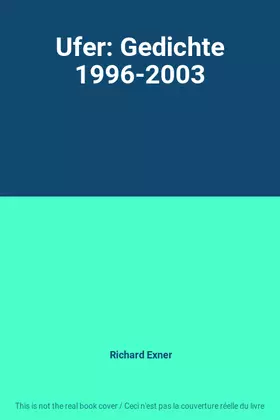 Couverture du produit · Ufer: Gedichte 1996-2003