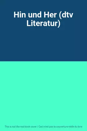 Couverture du produit · Hin und Her (dtv Literatur)