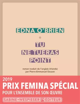 Couverture du produit · TU NE TUERAS POINT