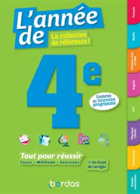 Couverture du produit · L'Année de 4e Tout pour réussir