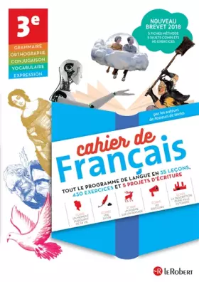 Couverture du produit · Cahier de français 3e