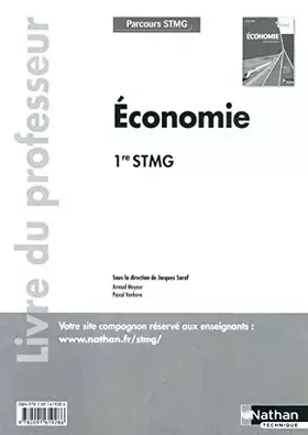 Couverture du produit · Economie - 1re STMG