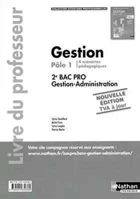 Couverture du produit · Gestion - Pôle 1 - 2e Bac Pro