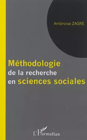 Couverture du produit · Méthodologie de la recherche en sciences sociales