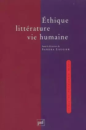 Couverture du produit · Éthique, littérature, vie humaine