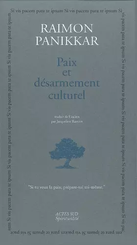 Couverture du produit · Paix et desarmement culturel