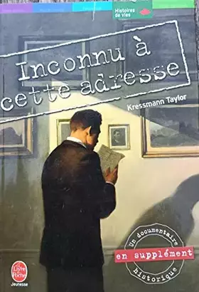 Couverture du produit · Taylor // inconnu à cette adresse // Histoires de vies.