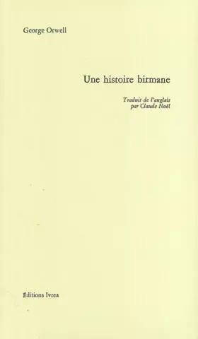 Couverture du produit · Une histoire birmane
