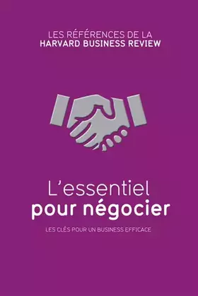 Couverture du produit · Essentiel pour negoc ned