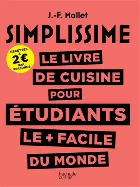 Couverture du produit · SIMPLISSIME Le livre de cuisine pour les étudiants le + facile du monde