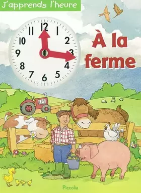 Couverture du produit · J'apprends l'heure à la ferme