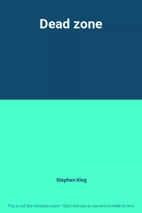 Couverture du produit · Dead zone
