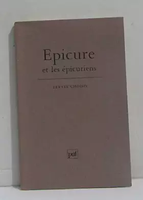 Couverture du produit · Epicure et les épicuriens