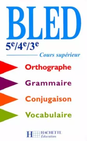 Couverture du produit · Cours d'orthographe, 5e, 4e, 3e,