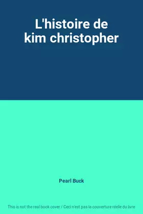 Couverture du produit · L'histoire de kim christopher