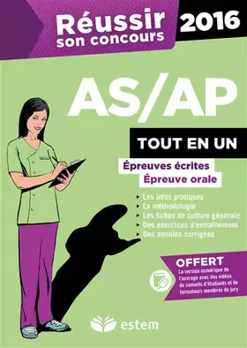 Couverture du produit · Réussir son concours AS/AP 2016 - Tout-en-un